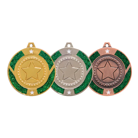 Glitter Star Medal