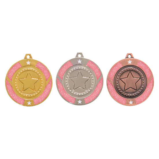 Glitter Star Medal