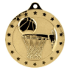 Cascade Stars Basketball Medal Gold 50mm