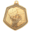 Falcon Basketball Medal Gold 65mm