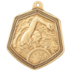 Falcon Swimming Medal Gold 65mm