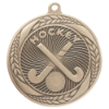 Typhoon Hockey Medal Antique Gold 55mm