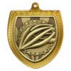 Cobra Cycling Shield Medal Gold 75mm