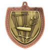 Cobra Gymnastics Shield Medal Bronze 75mm