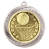 Superstar Netball Medal Silver 60mm