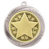 Superstar Achievement Medal Silver 60mm