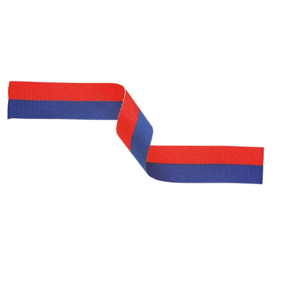 Medal Ribbon Blue & Red 395x22mm