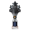 5 Star Multisport Tube Trophy Black & Silver 240mm