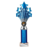 5 Star Multisport Tube Trophy Blue & Silver 290mm