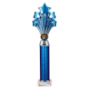 5 Star Multisport Tube Trophy Blue & Silver 365mm