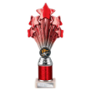 5 Star Multisport Tube Trophy Red and Silver 240mm