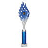 Wildfire Multisport Tube Trophy Blue & Silver 390mm