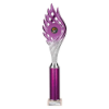 Wildfire Multisport Tube Trophy Purple and Silver 415mm