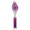Wildfire Multisport Tube Trophy Purple and Silver 440mm