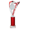 Frenzy Multisport Tube Trophy Silver & Red 290mm