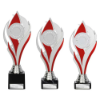 Volcano Trophy Silver & Red