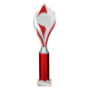 Volcano Multisport Tube Trophy Silver & Red 360mm