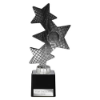 Trinity Star Multisport Plastic Trophy Black & Silver 215mm