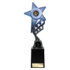 Innov8 Star Plastic Trophy Blue & Black 275mm