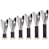 Glamstar Plastic Tube Trophy Black
