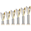 Glamstar Plastic Tube Trophy Silver