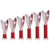 Glamstar Plastic Tube Trophy Red