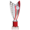 Glamstar Plastic Tube Trophy Red 265mm