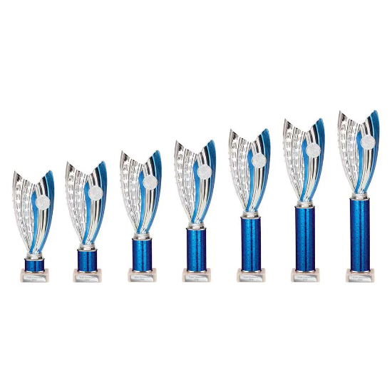 Glamstar Plastic  Tube Trophy Blue