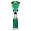 Cobra Star Multisport Tube Trophy Silver & Green 305mm