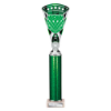 Cobra Star Multisport Tube Trophy Silver & Green 380mm