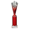 Rodeo Multisport Tube Trophy Silver & Red 290mm