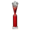 Rodeo Multisport Tube Trophy Silver & Red 315mm