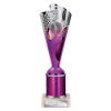 Rodeo Multisport Tube Trophy Silver & Purple 240mm