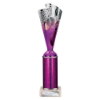 Rodeo Multisport Tube Trophy Silver & Purple 290mm