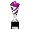 Hurricane Multisport Plastic Cup Silver & Purple 200mm