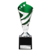 Hurricane Multisport Plastic Cup Silver & Green 200mm