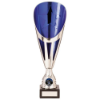 Rising Stars Deluxe Plastic Lazer Cup Silver & Blue 315mm
