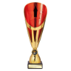 Rising Stars Deluxe Plastic Lazer Cup Gold & Red 305mm