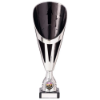 Rising Stars Deluxe Plastic Lazer Cup Silver & Black 305mm