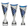 Vivid Trophy Silver & Blue