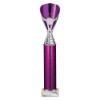 Rising Stars Plastic Trophy Purple 355mm