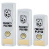 WHITE PLASTIC FILLED COLUMN FOOTBALL PARENTS PLAYER (1in CEN)