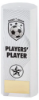 WHITE PLASTIC FILLED COLUMN FOOTBALL PLAYERS PLAYER (1in CEN) - 6in