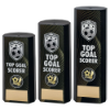 BLACK PLASTIC FILLED COLUMN FOOTBALL TOP GOAL SCORER (1in CEN)