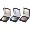 VELVET BOX AND 50mm MEDAL RUGBY TROPHY SILVER