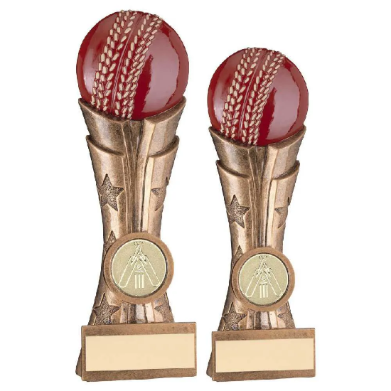 BRZ/PEW/ CRICKET ON FLUTED FLATBACK WITH PLATE (1in CENTRE)