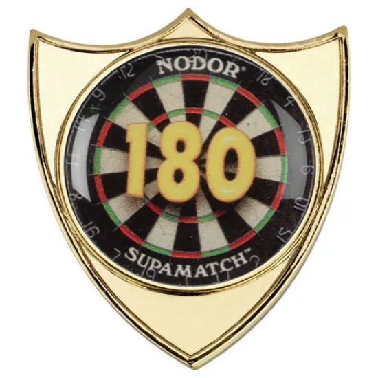 DARTS 180 METAL SHIELD BADGE - 1.5in