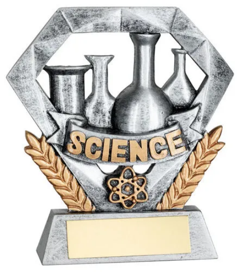 PEW/GOLD SCIENCE MINI DIAMOND WITH PLATE - 4in