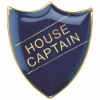 SCHOOL SHIELD BADGE (HOUSE CAPTAIN) BLUE -     1.25in