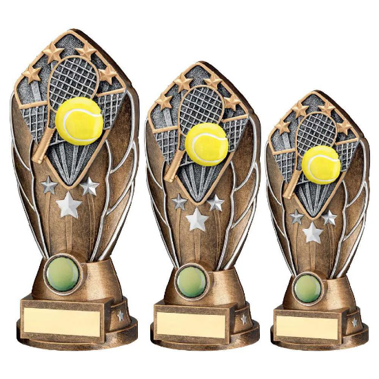 BZ/SILV DIAMOND COLUMN + TENNIS DISC & PLATE (1in CEN)